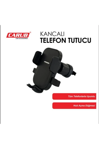 Carub Araç İçi Telefon Tutucu (Havalandırma Kancalı) ürün görseli 1