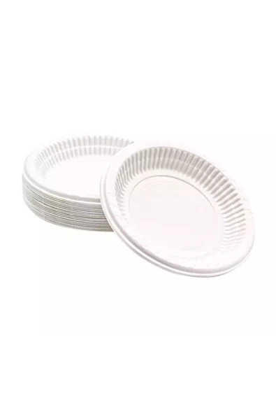BAR-PACK Plastik Tabak Orta Boy 170 mm Eko 100 Adet ürün görseli 1