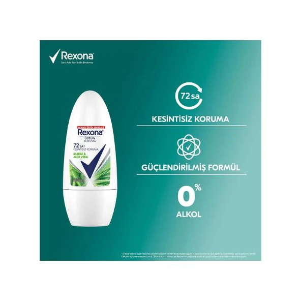 Rexona Roll On Bambu ve Aloe Vera 50 ml - Resim 5