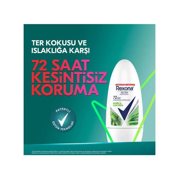 Rexona Roll On Bambu ve Aloe Vera 50 ml - Resim 3