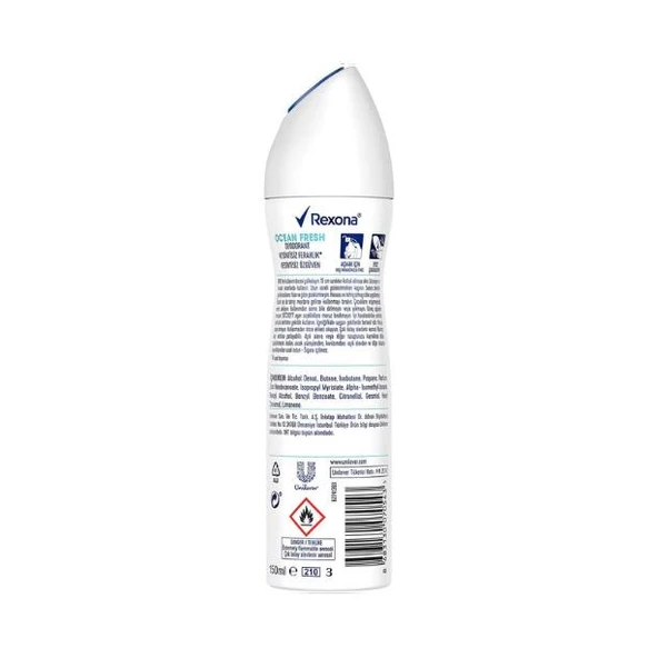 Rexona Deodorant Kadın Ocean Fresh 150 ml - Resim 2