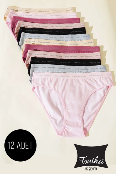 Tutku 12' li Bayan Perla Bikini Külot Kombin 0599 ürün görseli 1