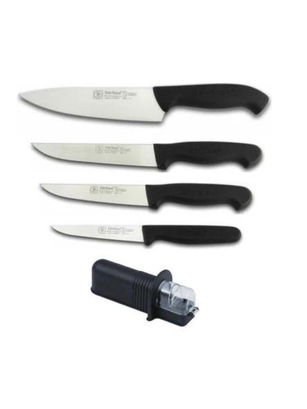 Sürbisa Sürmene Kurban SET 4 Bıçak + Bileme AKYZ ürün görseli 1