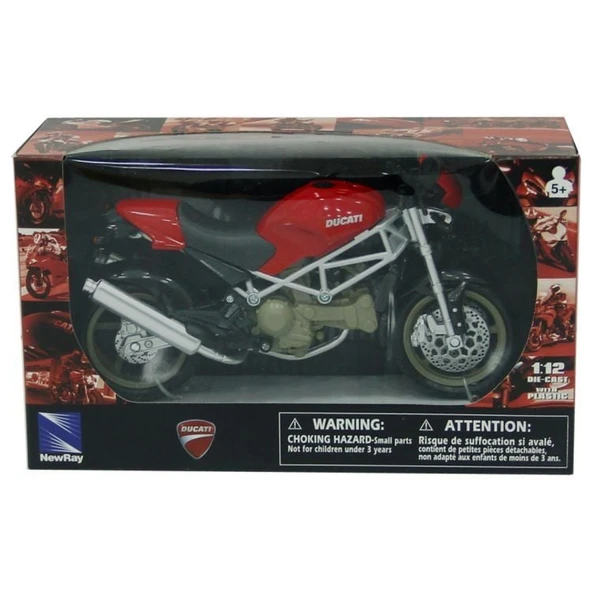 Sunman 1:12 Ducati Monster S4 - Resim 2