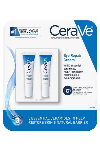 CeraVe Onarıcı Göz Kremi Seti 2 Parça 2x14.2GR ürün görseli 1