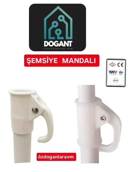 Plaj Şemsiyesi  Şemsiye Borusu Sıkıştırma Mandalı ürün görseli 1