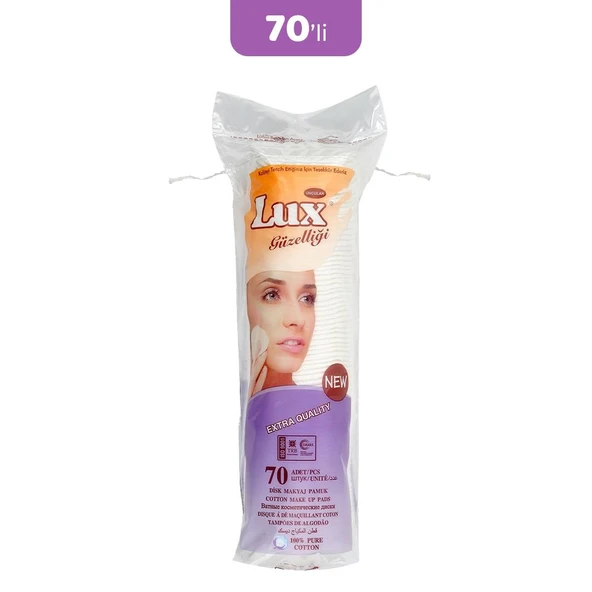 Lux Disk Makyaj Pamuğu 70'li ürün görseli 1