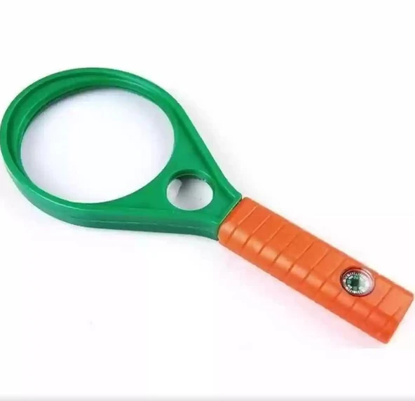 Zhltools Optik El Büyüteç 65Mm 6x 4x Pusulalı Büyüteç ürün görseli 1