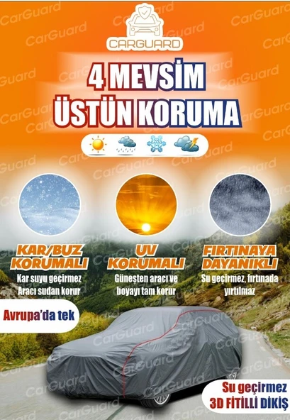 CarGuard BMW 7 Serisi 2002-2016 ile Uyumlu Lüks Araba Brandası Miflonlu Branda Oto Çadır Örtü ürün görseli 1