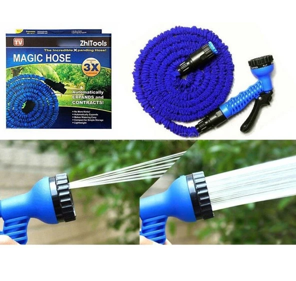 Zhltools Tabancalı Uzayan Hortum 30 Metre - Resim 2