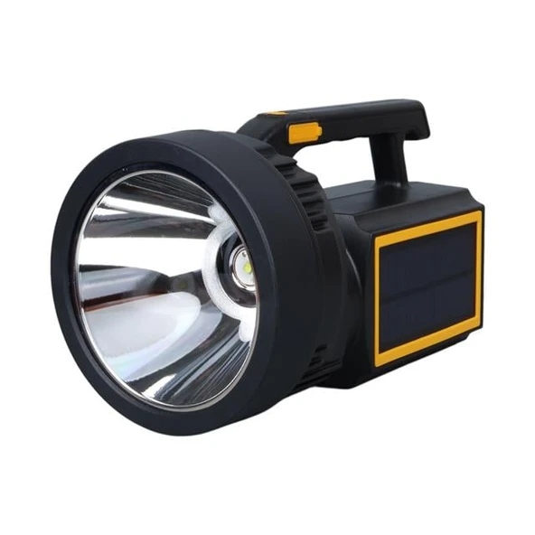Powermaster W5193 Solar Şarjlı El Feneri Uzun Mesafe Işıldak ürün görseli 1
