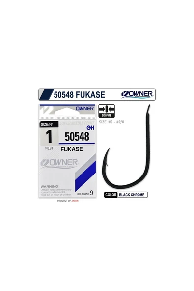 Owner 50548 Fukase Black İğne No:1 ürün görseli 1