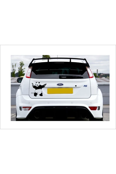 SEÇ SİLAHLI PANDA STİCKER ÇOK AMAÇLI STİCKER - Resim 3