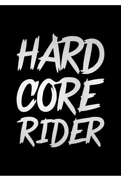 Kesim Anahtarı Hard Core Rider Sticker Cam Sticker Oto Sticker 14X18 Cm ürün görseli 1