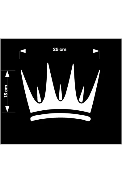 SEÇ Kral Tacı Çok Amaçlı Sticker - Resim 2