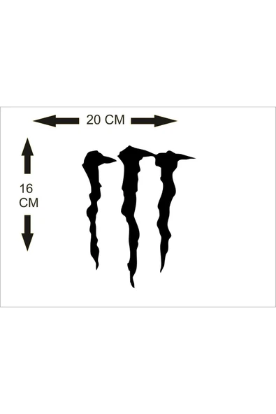 SEÇ Monster Sticker Çok Amaçlı Etiket Sticker ürün görseli 1