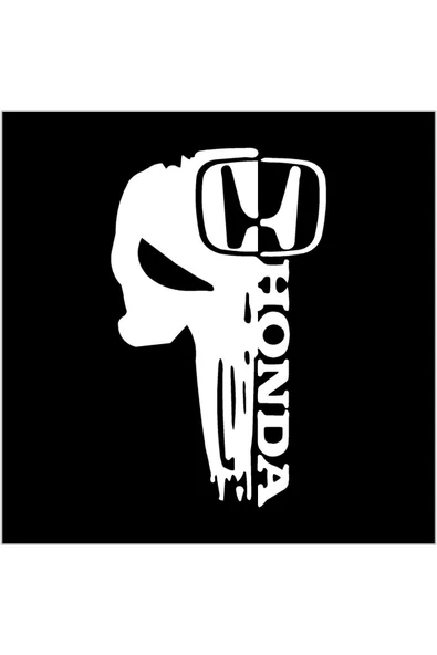 SEÇ Honda Kuru Kafa  Sticker Oto Sticker ürün görseli 1