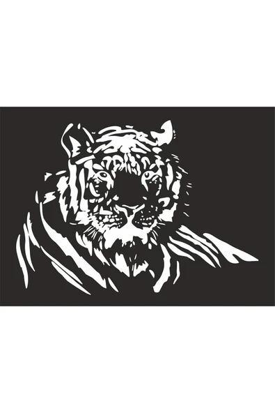SEÇ Kaplan Sticker Çok Amaçlı Sticker Etiket - Resim 2