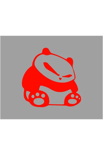 SEÇ Kızgın Panda Sticker Çok Amaçlı Sticker ürün görseli 1
