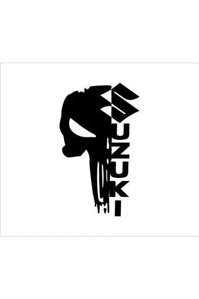 SEÇ Suzuki Punisher Sticker  Çok Amaçlı Sticker ürün görseli 1