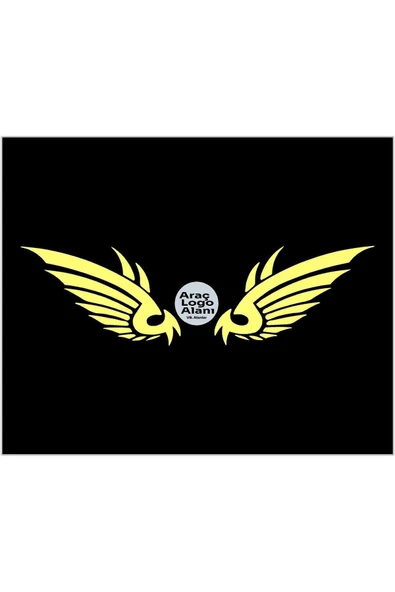 SEÇ Kanat Araç Sticker Çok Amaçlı Sticker Etiket ürün görseli 1