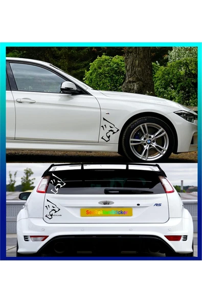 SEÇ Pars Sticker Çok Amaçlı Sticker Etiket - Resim 2