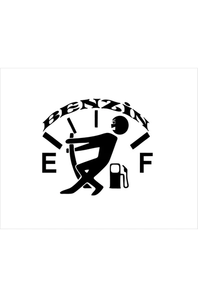 SEÇ Depo Kapağı Benzin Sticker Çok Amaçlı Etiket ürün görseli 1