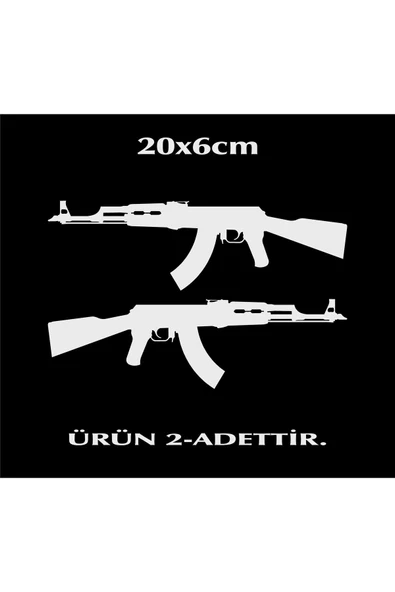 SEÇ Keleş Ak-47 Sticker Çok Amaçlı Sticker ürün görseli 1