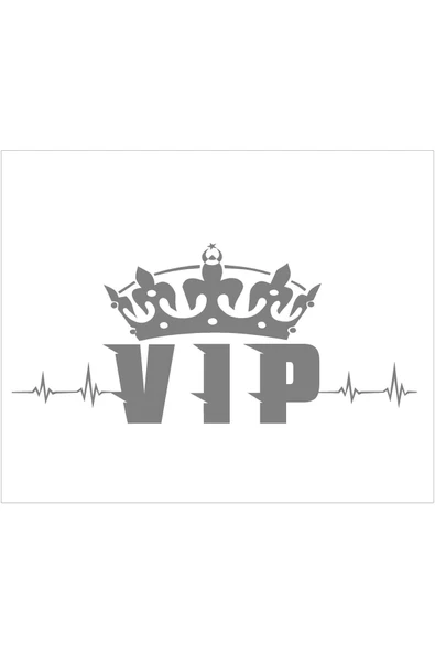 SEÇ VIP Taç Ritimli Araç One Sticker Çok Amaçlı Sticker Etiket ürün görseli 1