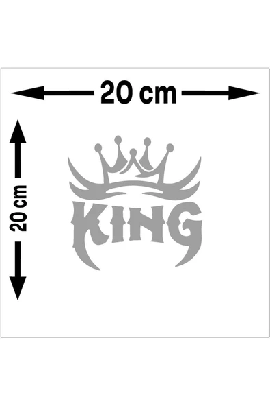 SEÇ KING TAÇLI STİCKER ÇOK AMAÇLI STİCKER - Resim 2
