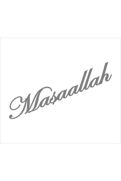 SEÇ Maşallah Yazı Sticker Oto Sticker(25X5CM) ürün görseli 1