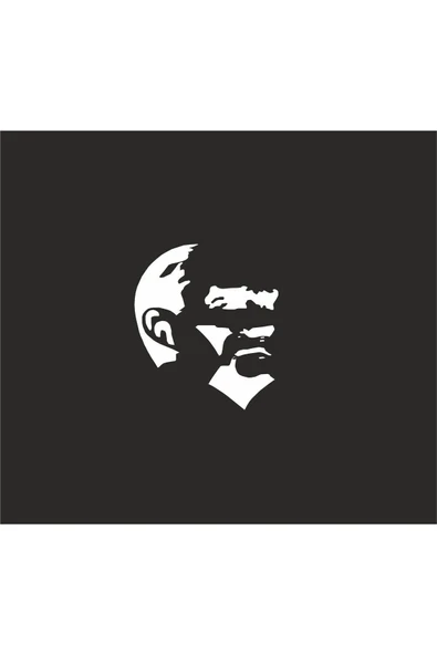 SEÇ Atatürk portresi Oto Sticker Araç Sticker ürün görseli 1