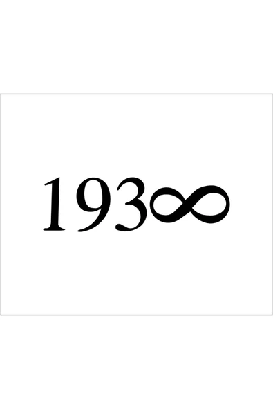 SEÇ 1938 Sonsuzluk Sticker Etiket Oto Sticker ürün görseli 1