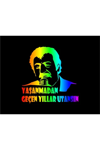 SEÇ Müslüm Gürses Sticker Araç Sticker Etiket ürün görseli 1