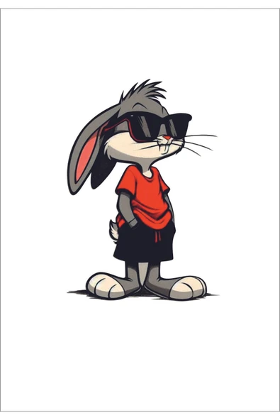 SEÇ Bugs Bunny Araç Laptop Sticker Çok Amaçlı Sticker ürün görseli 1