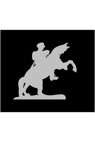 SEÇ Atatürk Ve Atı Sticker Çok Amaçlı Sticker Etiket ürün görseli 1
