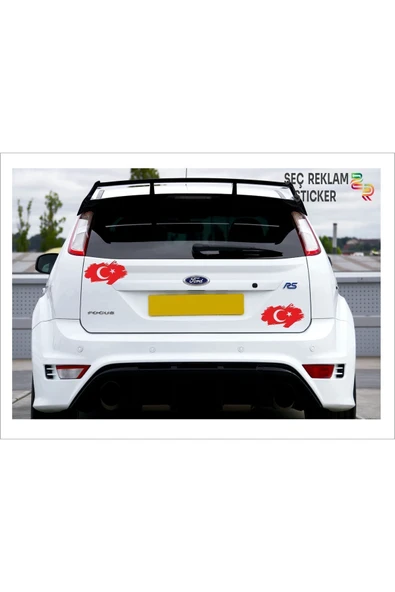 SEÇ Bayrak Sticker Etiket Çok Amaçlı Sticker - Resim 2