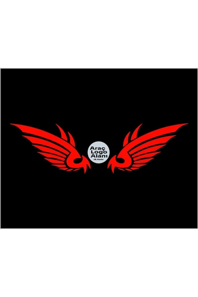 SEÇ Kanat Araç Sticker Çok Amaçlı Sticker Etiket ürün görseli 1