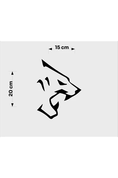 SEÇ Pars Sticker Çok Amaçlı Sticker Etiket - Resim 3