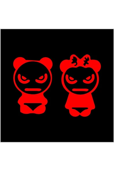 SEÇ Panda Çocuklar Sticker Çok Amaçlı Sticker ürün görseli 1