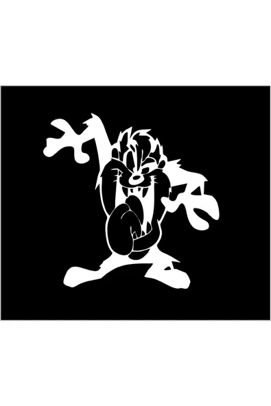 SEÇ Tazmanya Canavarı Sticker Çok Amaçlı Sticker ürün görseli 1