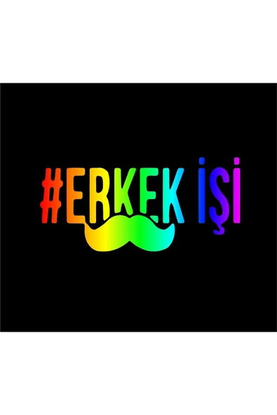 SEÇ Erkek İşi  (15X5CM) Araç Laptop Çok Amaçlı Sticker ürün görseli 1