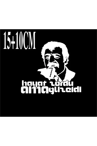 SEÇ Müslüm Gürses Sticker 15+10cm - Resim 3
