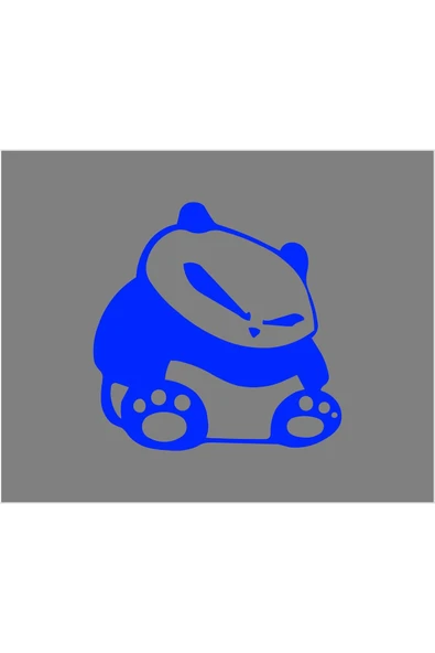 SEÇ Kızgın Panda Sticker Çok Amaçlı Sticker ürün görseli 1