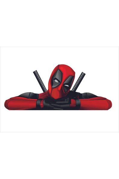SEÇ Deadpool (15X6CM) Araç Laptop Çok Amaçlı Sticker ürün görseli 1