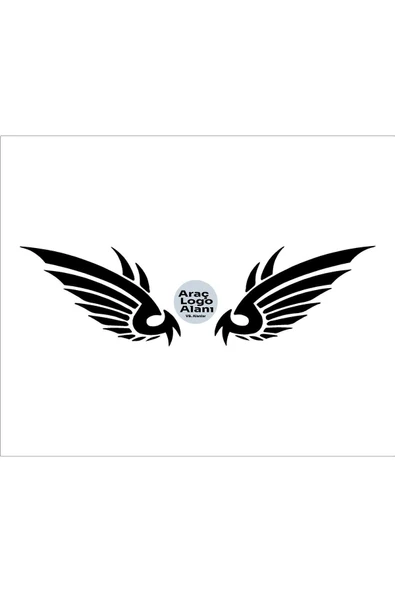 SEÇ Kanat Araç Sticker Çok Amaçlı Sticker Etiket ürün görseli 1