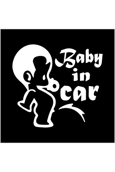 SEÇ Arabada Bebek Var Sticker Çok Amaçlı Sticker ürün görseli 1