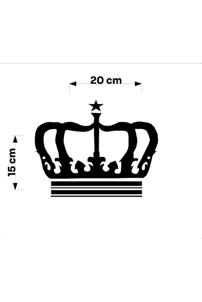 SEÇ Taç sticker çok amaçlı sticker ürün görseli 1
