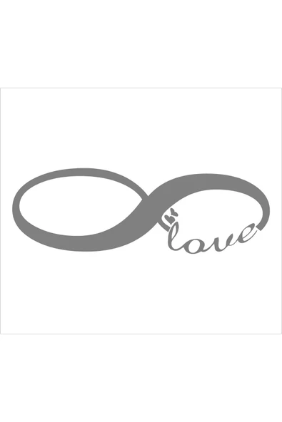 SEÇ Love Sonsuzluk Kalpli Sticker Oto Sticker ürün görseli 1