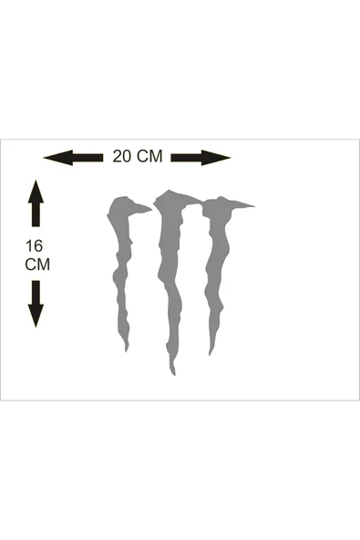 SEÇ Monster Sticker Çok Amaçlı Etiket Sticker ürün görseli 1